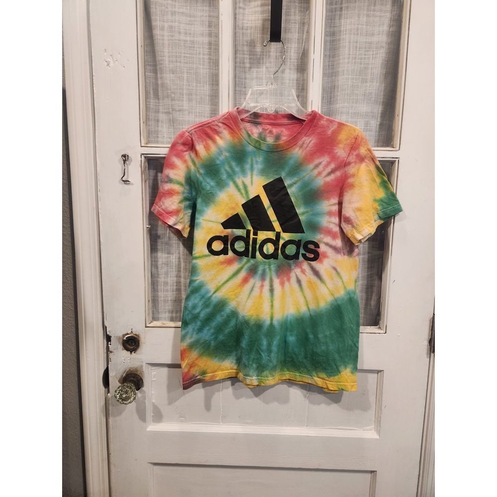 Adidas Custom Tie Dye T Shirt Size Small